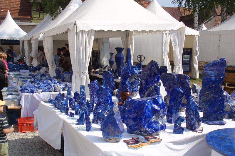 Bourse aux minéraux de Sainte Marie aux Mines - 2010 - lapiz-lazuli
